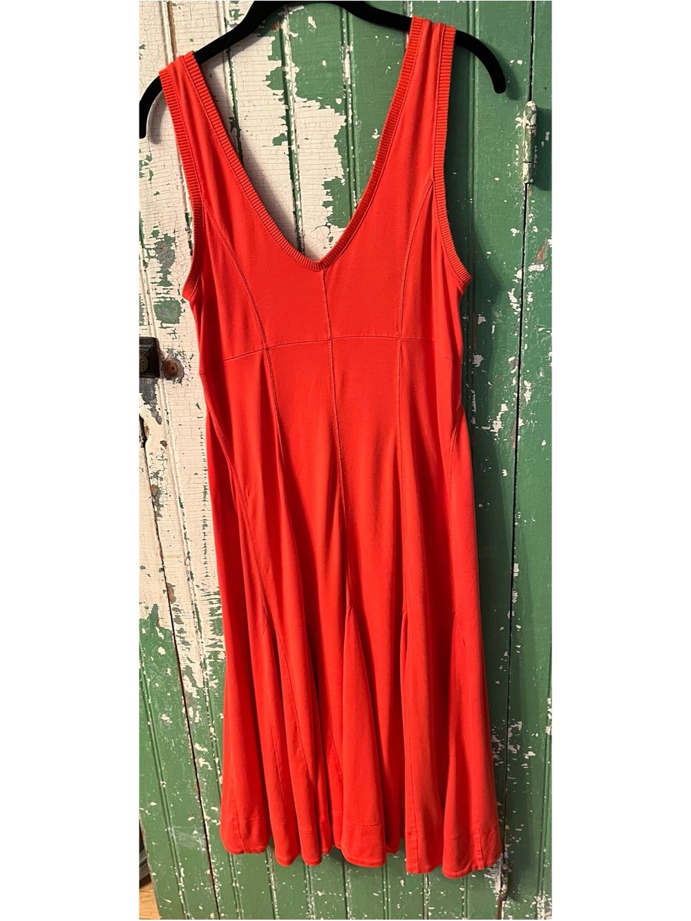 Anthro / Maeve V-Neck Swing summer Dress Size Large